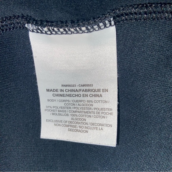 Nike black fleece zip front hooded jacket - Picture 6 of 6